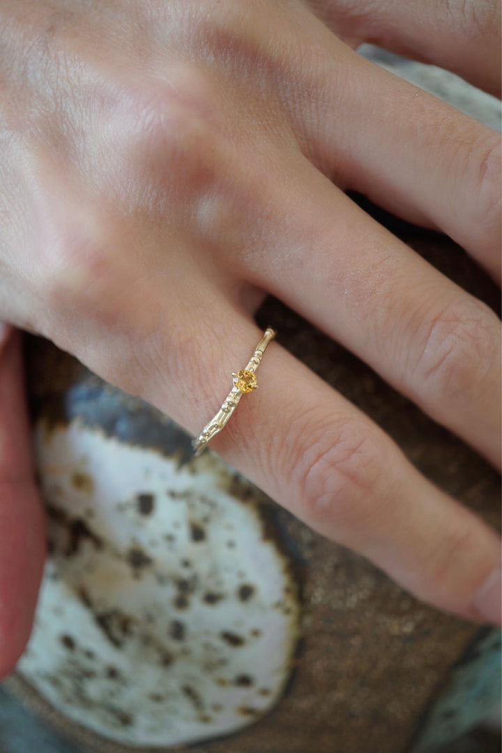 Birthstone Water Ring Jewelry Bayou with Love Citrine 5