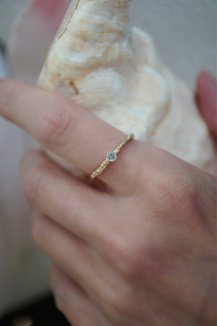 Birthstone Water Ring Jewelry Bayou with Love Aquamarine 5