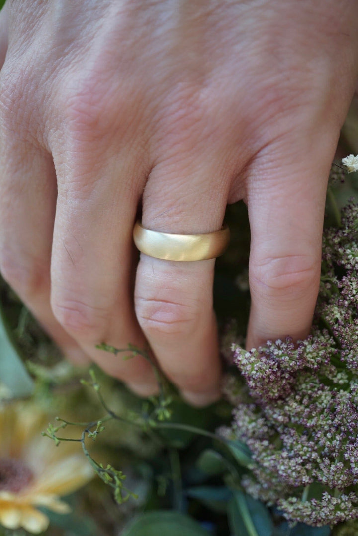 MEN'S BRUSHED COMFORT FIT BAND Bridal Jewelry Bayou with Love