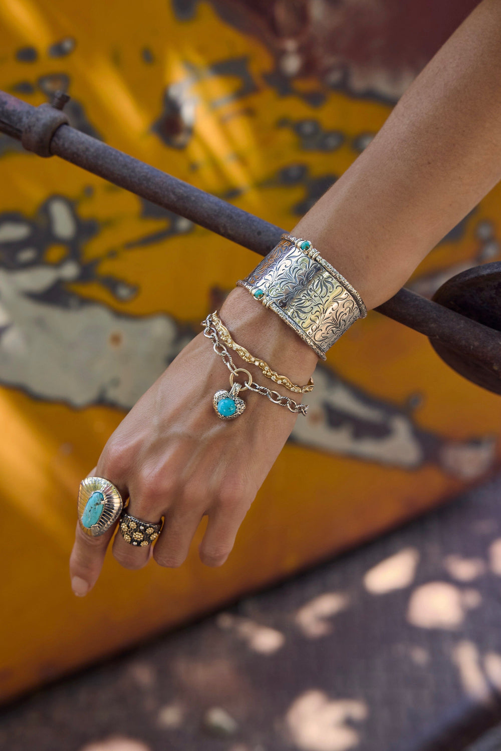 Diamond Turquoise Heart Bracelet Jewelry Bayou with Love