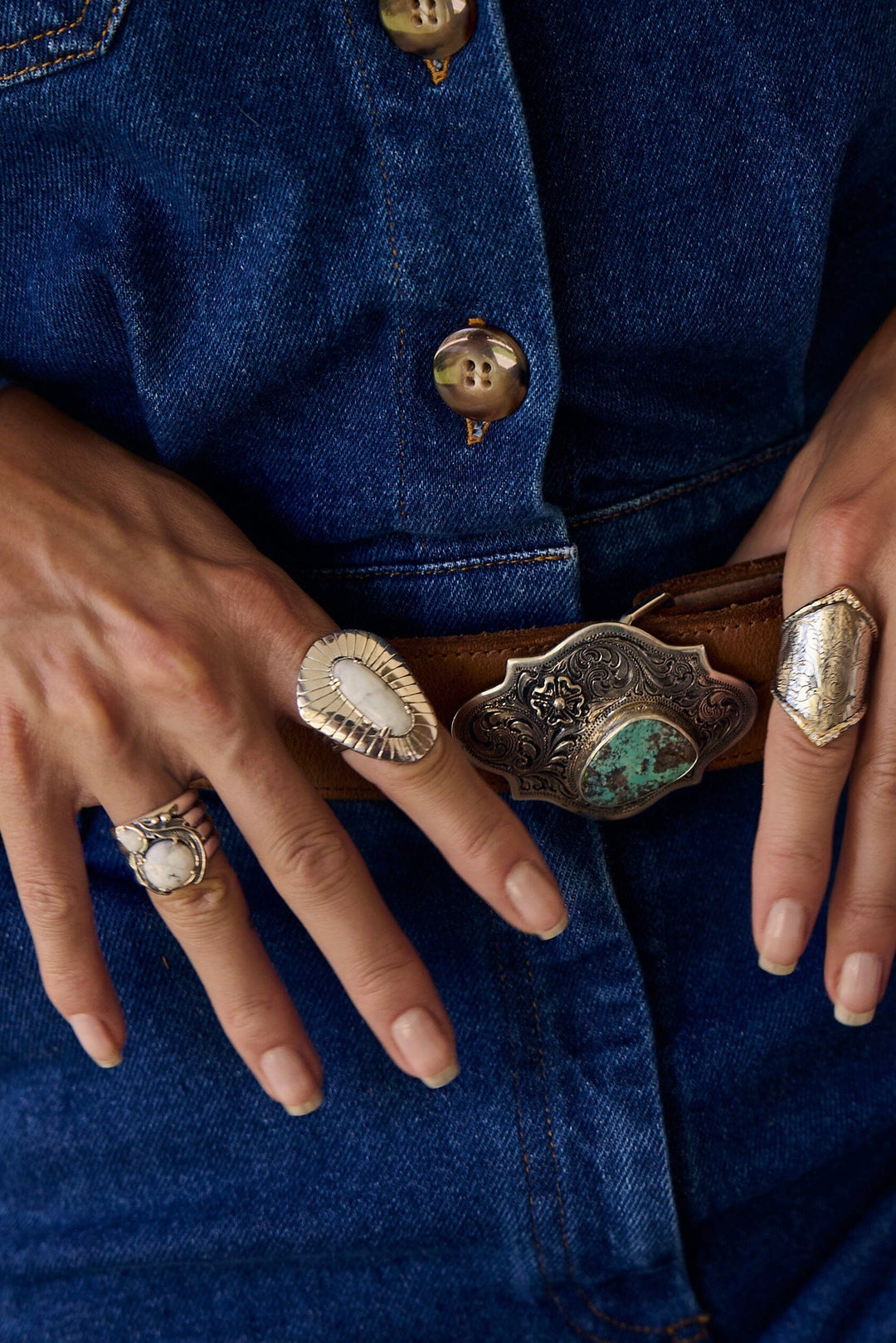 Limpet Magnesite Ring Jewelry Bayou with Love