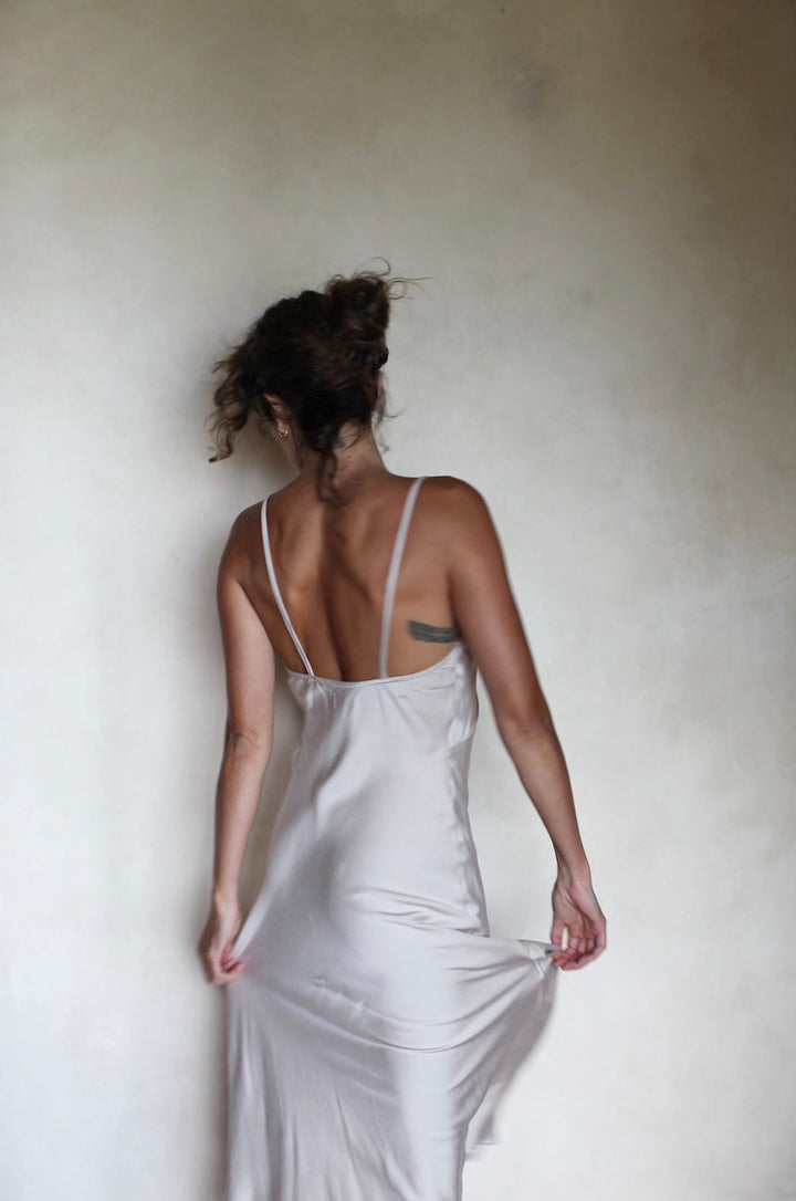 Cream Modal Slip Dress Apparel Bayou with Love