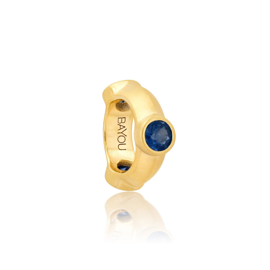 42Birthstone Orbit Ring Charm Jewelry Bayou with Love Sapphire