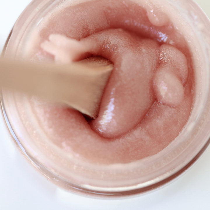 Raw Honey + Sugar Exfoliating Lip Face Polish Beauty Among the Flowers