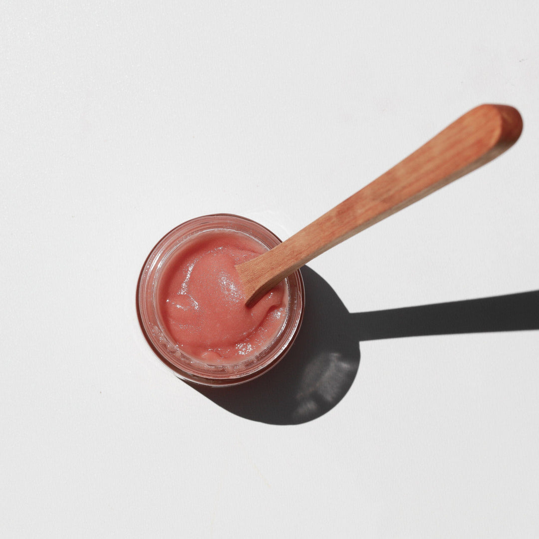Raw Honey + Sugar Exfoliating Lip Face Polish Beauty Among the Flowers
