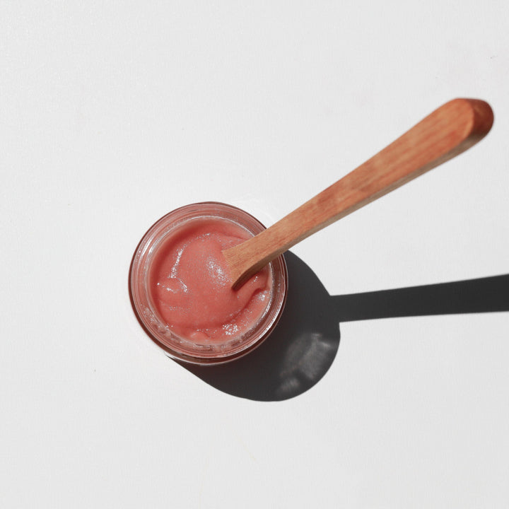 Raw Honey + Sugar Exfoliating Lip Face Polish Beauty Among the Flowers