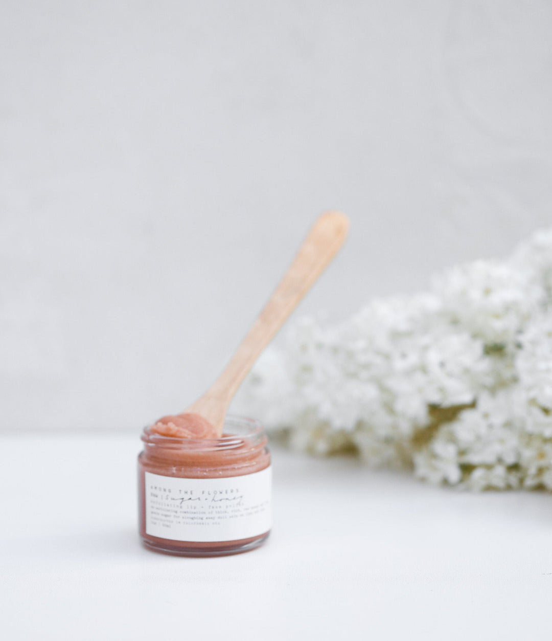 Raw Honey + Sugar Exfoliating Lip Face Polish Beauty Among the Flowers