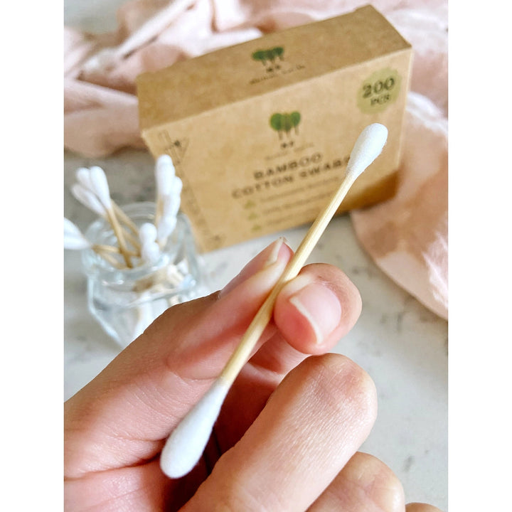 Bamboo Cotton Swabs Beauty Me Mother Earth