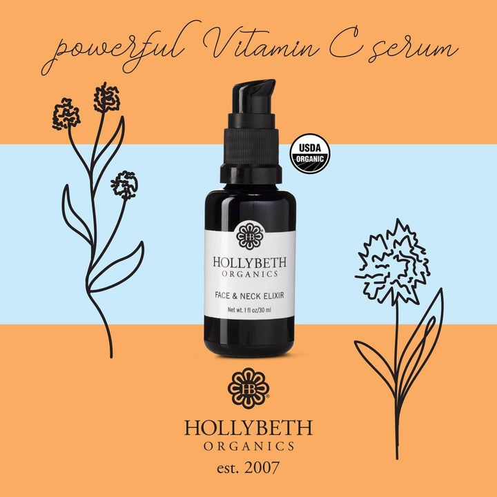 Face & Neck Elixir Beauty HollyBeth Organics