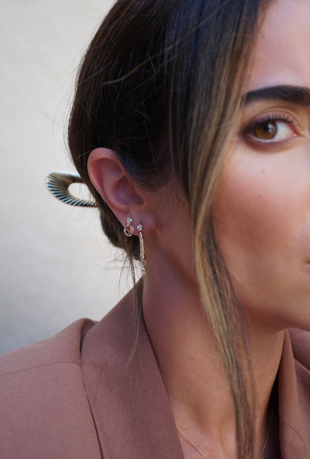 Mini Diamond Orbit Earrings Jewelry Bayou with Love