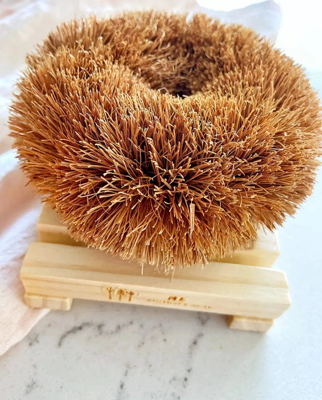 Round Coconut Scrubbie Beauty Me Mother Earth