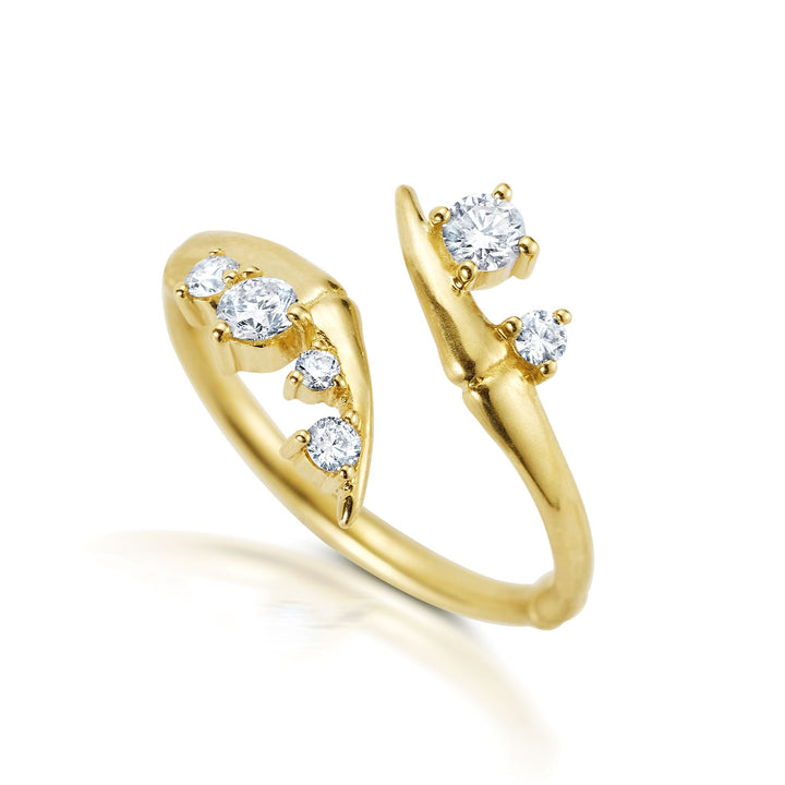 NEW Open Diamond Ring 2 Jewelry Bayou with Love