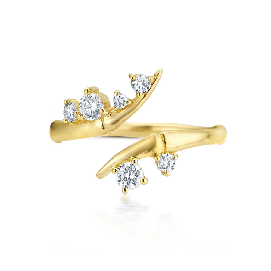 NEW Open Diamond Ring 2 Jewelry Bayou with Love