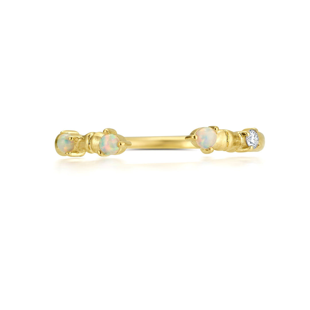 NEW Rattan Open Opal Diamond Ring Jewelry Bayou with Love