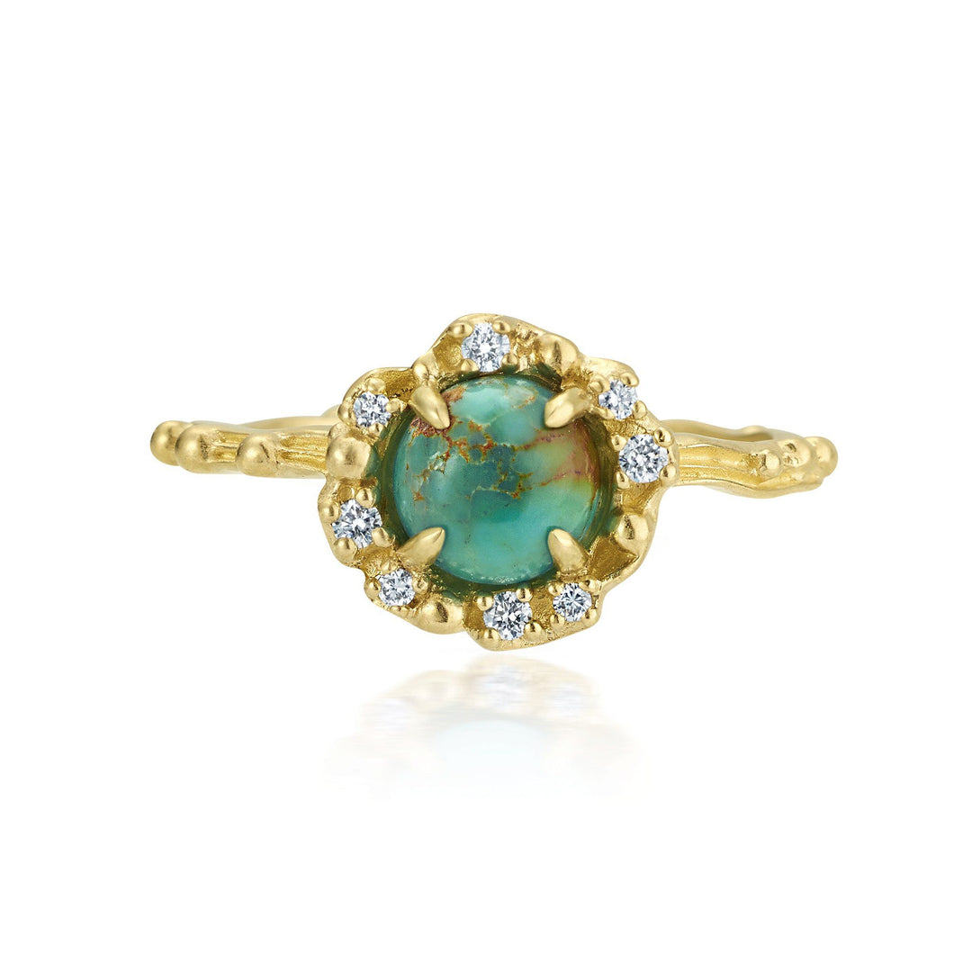 NEW Diamond Turquoise Water Ring Jewelry Bayou with Love
