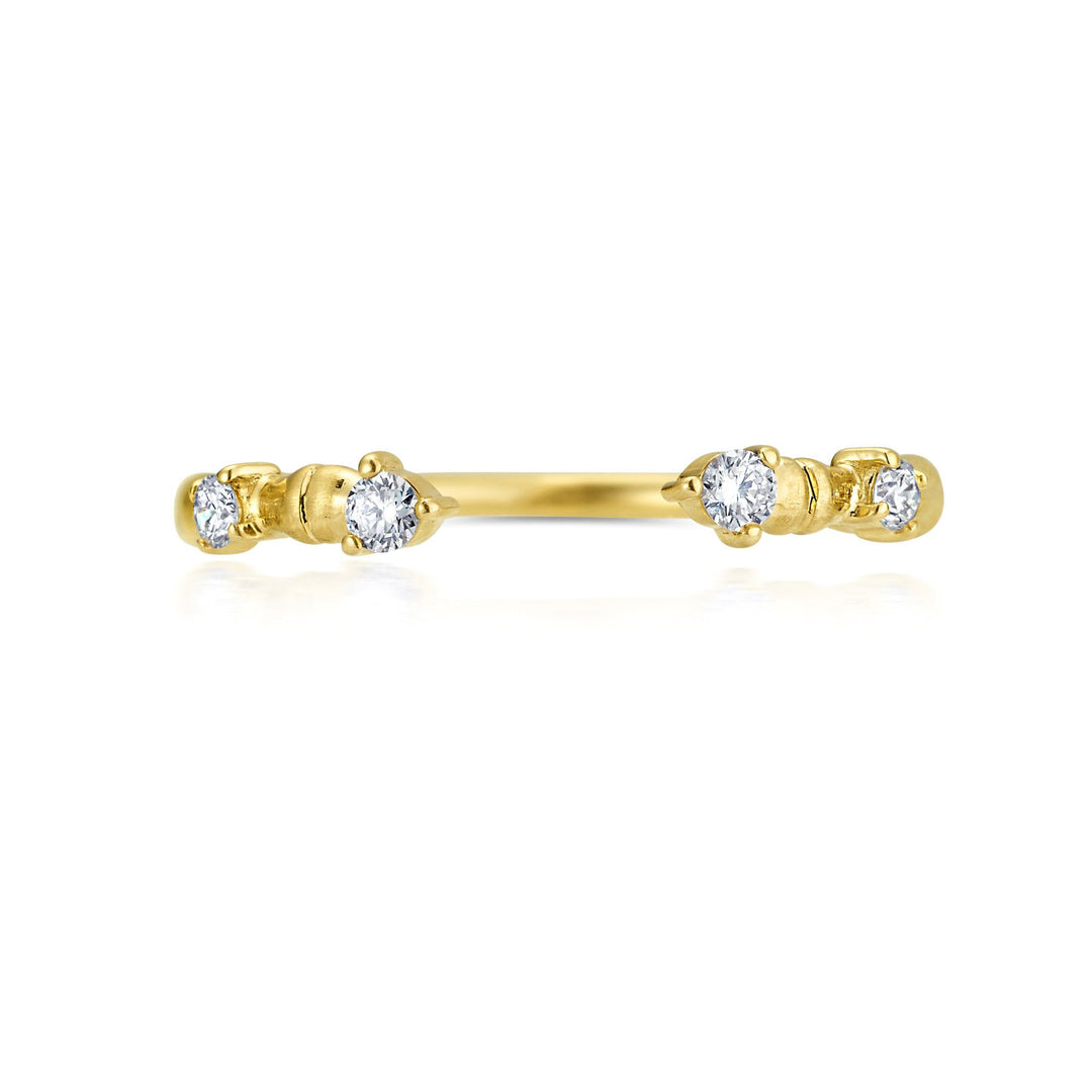 NEW Rattan Open Diamond Ring Jewelry Bayou with Love