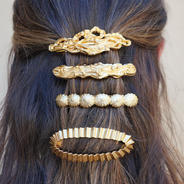 Open Limpet Barrette Accessories Bayou with Love