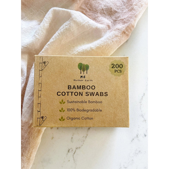 Bamboo Cotton Swabs Beauty Me Mother Earth