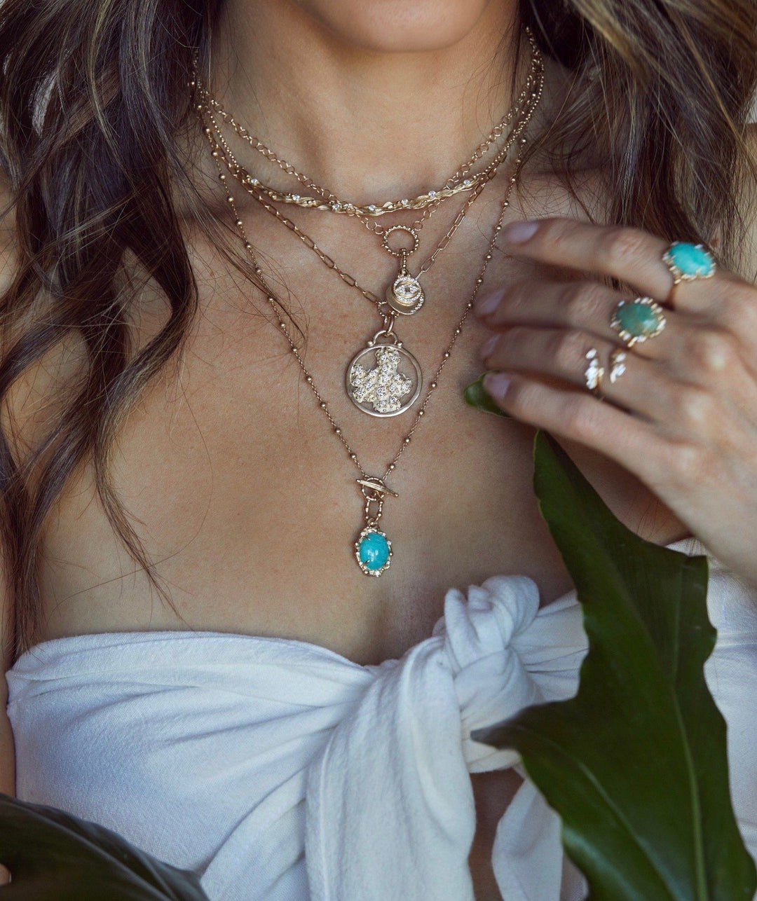 NEW Charm Chain Necklace Jewelry Bayou with Love