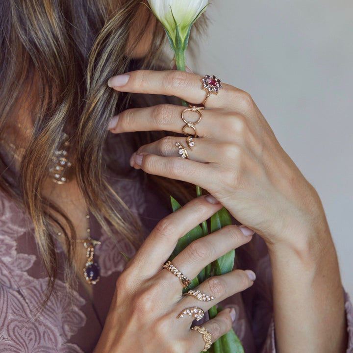 NEW Open Diamond Ring 1 Jewelry Bayou with Love