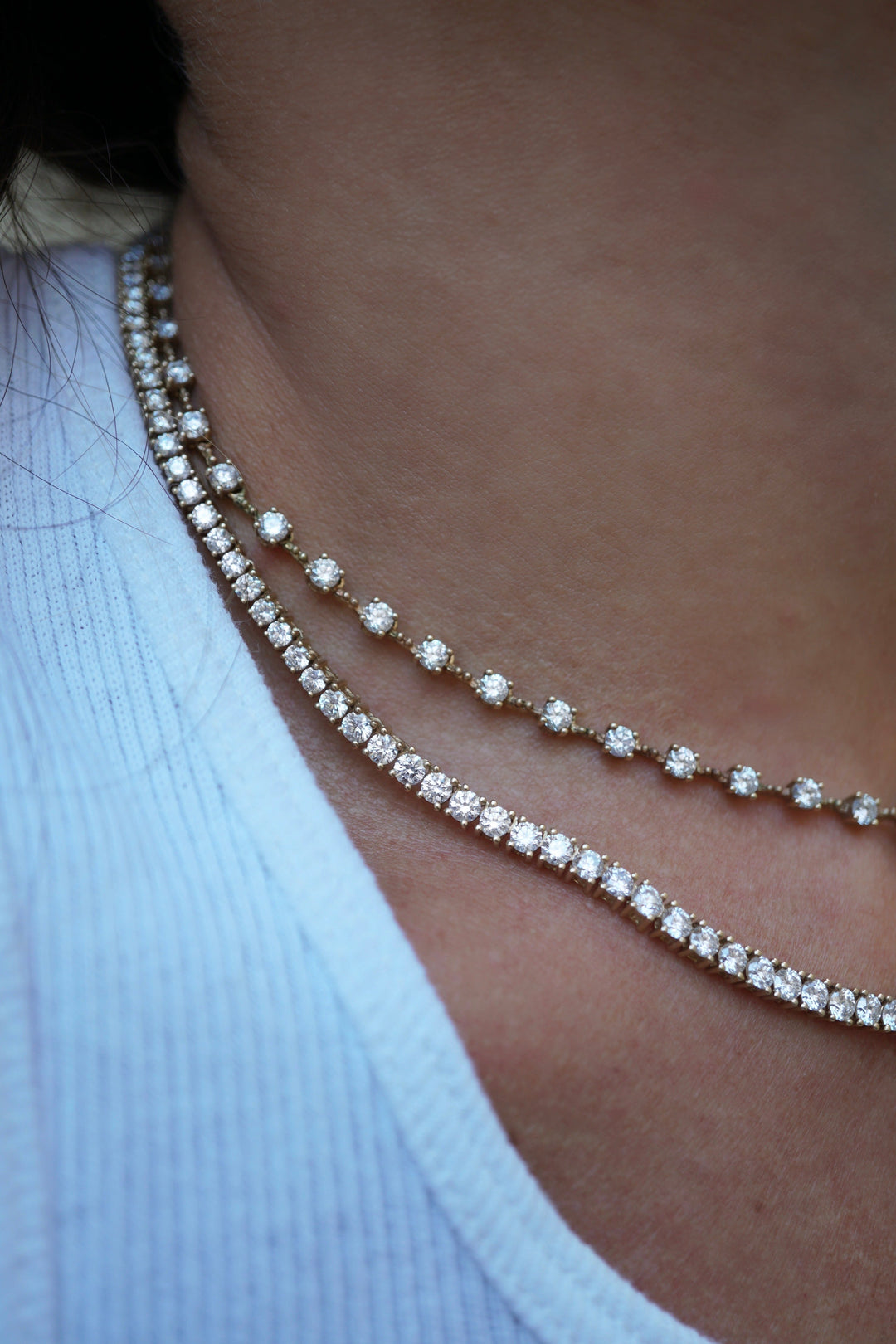 NEW Diamond Choker with a Pear Emerald Center Jewelry Bayou with Love