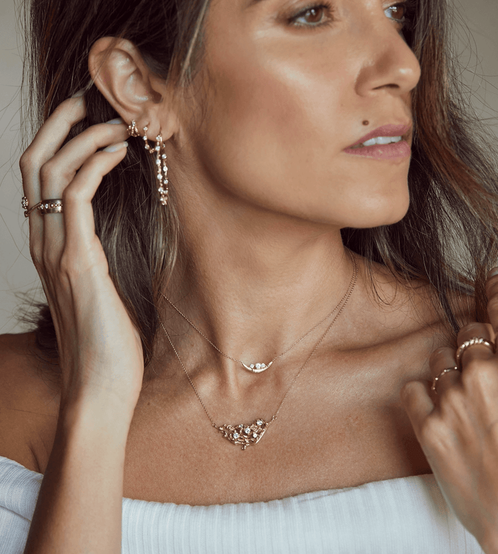 NEW Diamond Hoops Jewelry Bayou with Love