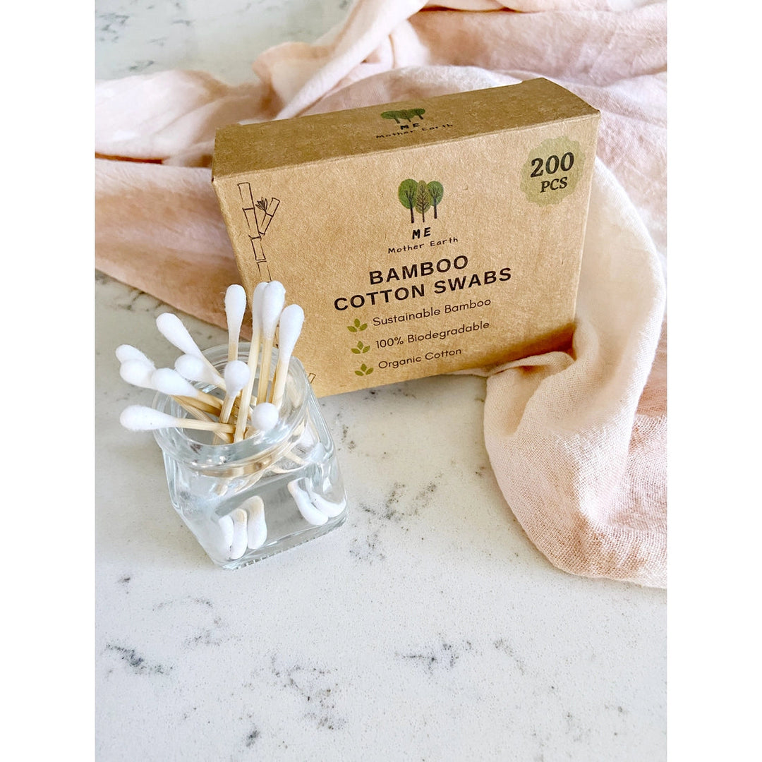 Bamboo Cotton Swabs Beauty Me Mother Earth