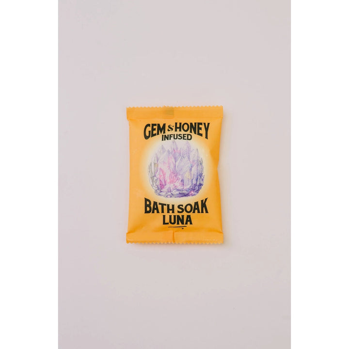 GEM & HONEY INFUSED Bath Salts Beauty Wild Yonder Botanicals