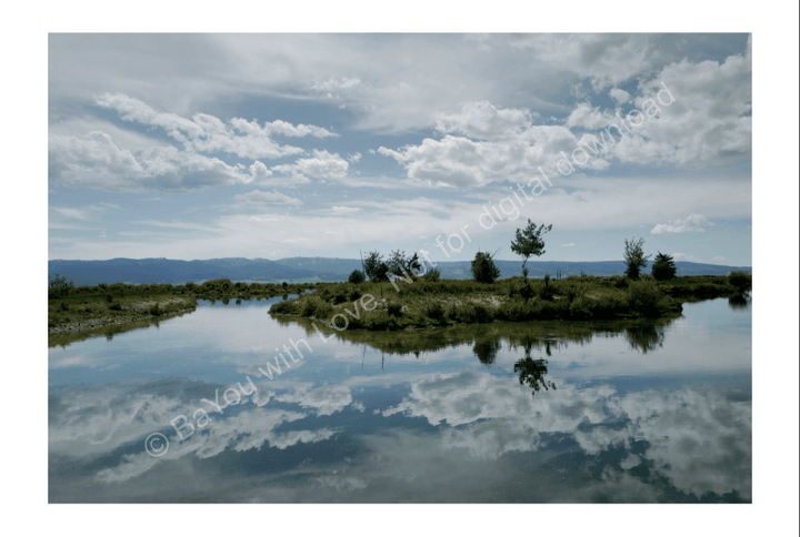 Horizontal Postcard Set Bayou with Love