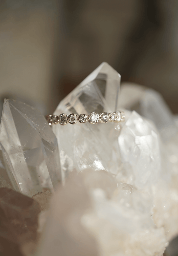 ROUND DIAMOND BAND Bridal Jewelry Bayou with Love