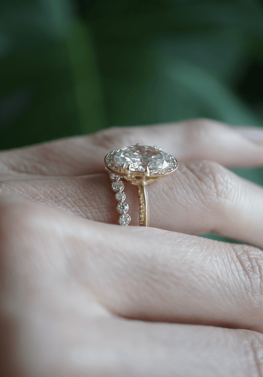 ROUND DIAMOND BAND Bridal Jewelry Bayou with Love