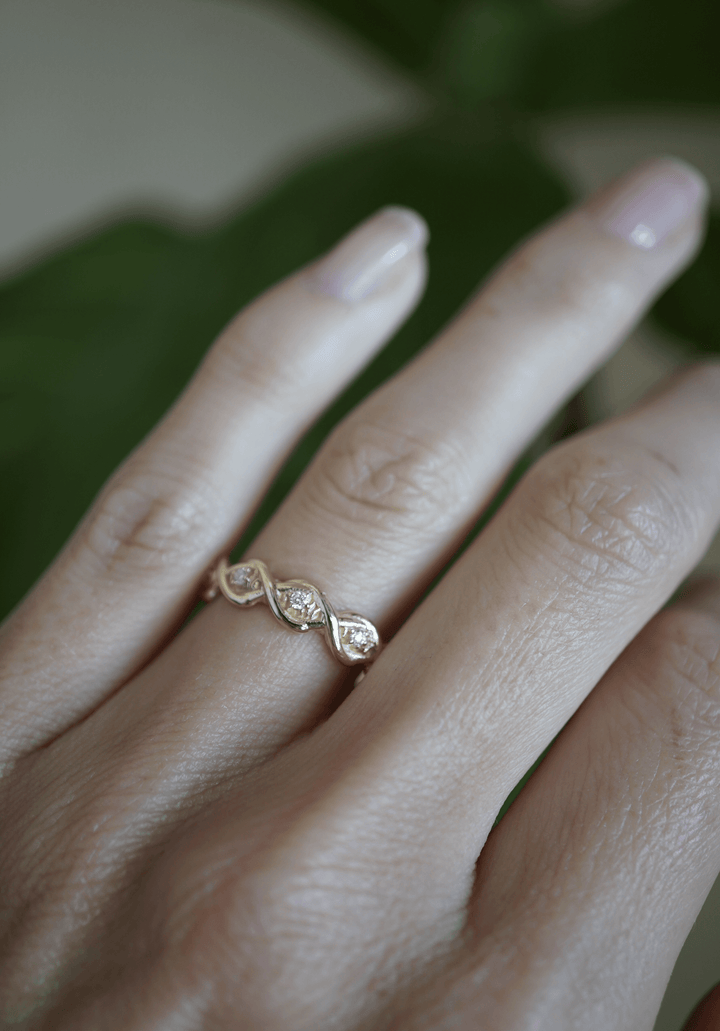 The Diamond Audrey Bridal Jewelry Bayou with Love