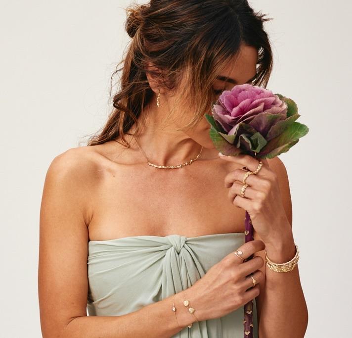 Mini Enlightened Ring Bridal Jewelry Bayou with Love