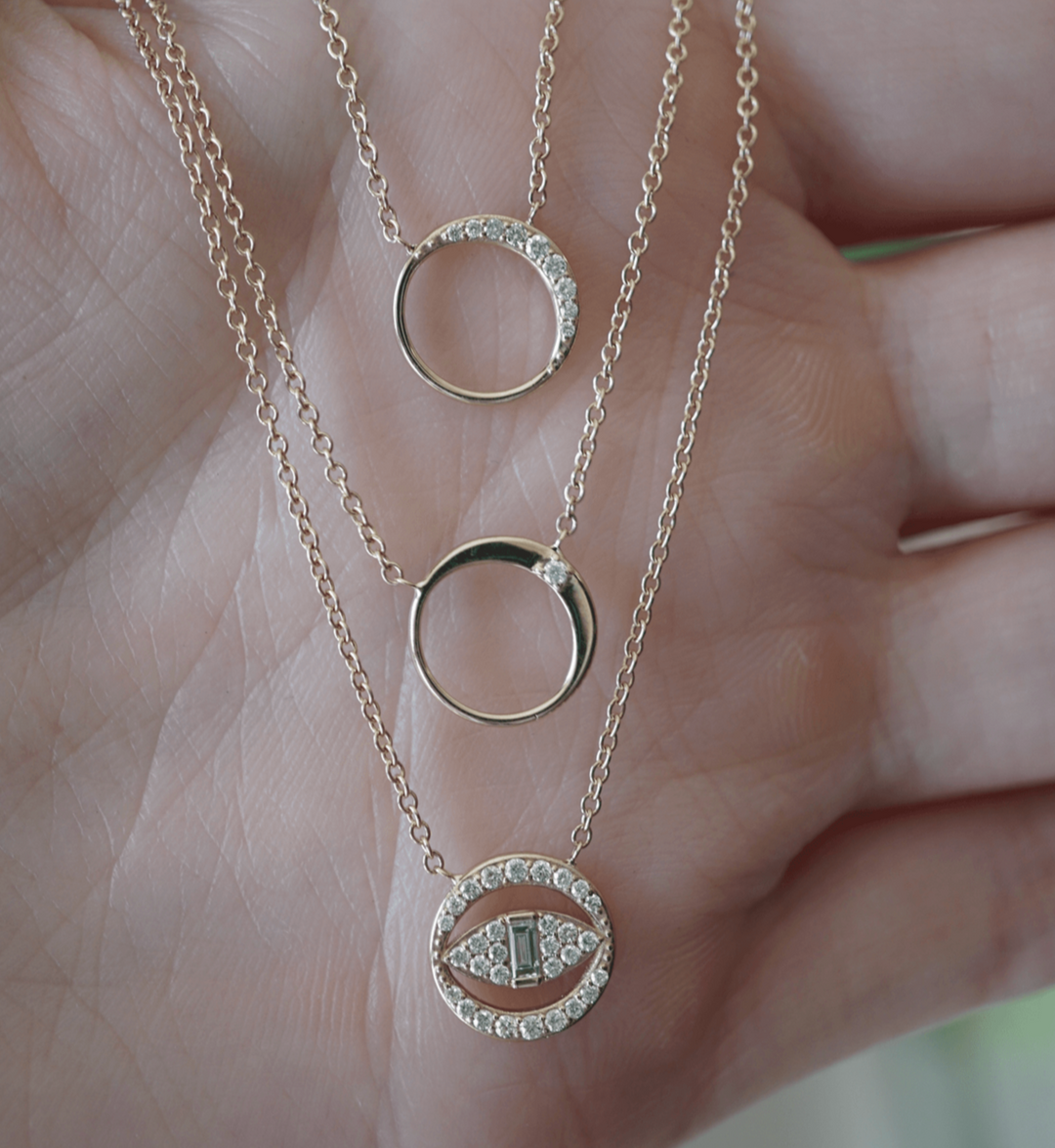 North Star Lunar Necklace Bayou with Love