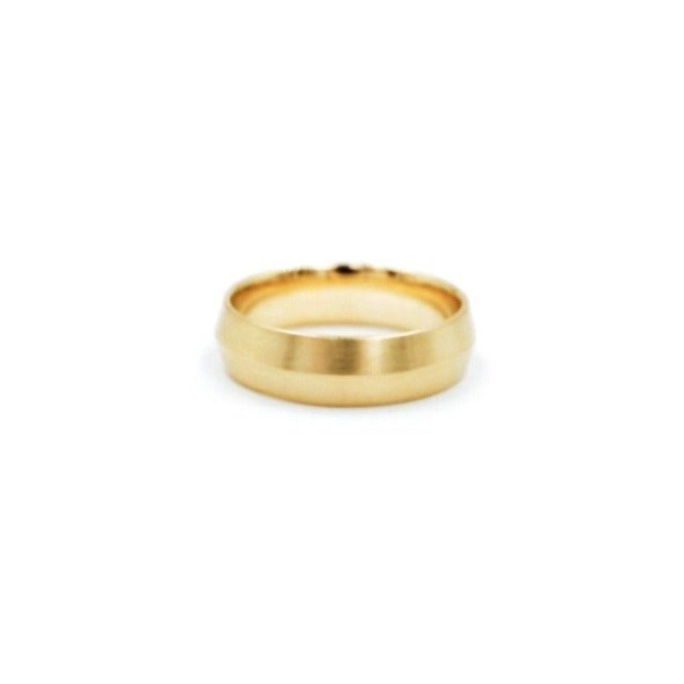 Men’s Knife Edge Band Bridal Jewelry Bayou with Love