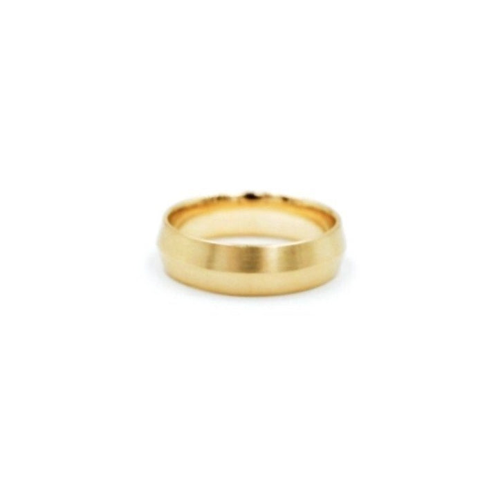 Men’s Knife Edge Band Bridal Jewelry Bayou with Love