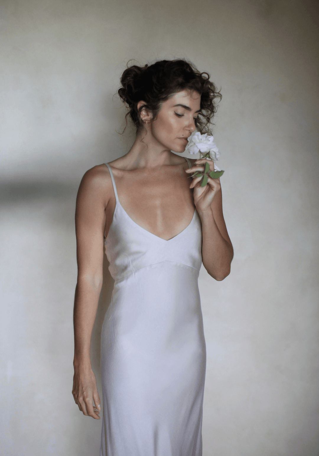 Cream Modal Slip Dress Apparel Bayou with Love