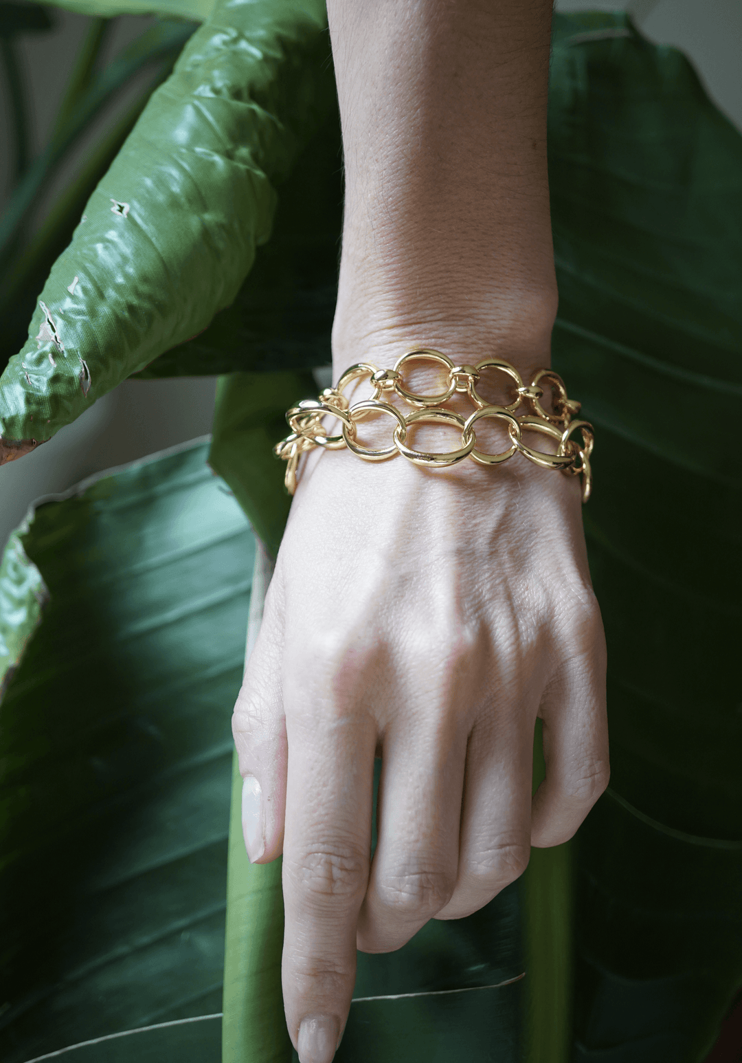 Large Oval Chain Bracelet Jewelry Bayou with Love