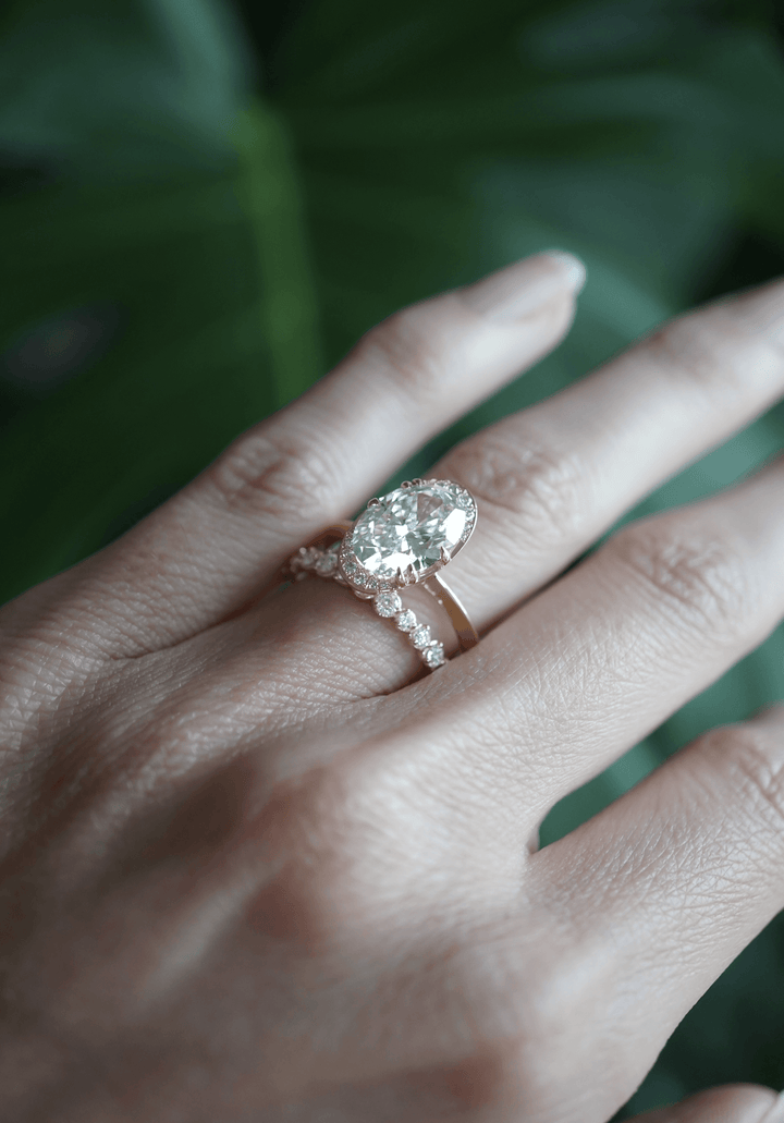 ROUND DIAMOND BAND Bridal Jewelry Bayou with Love