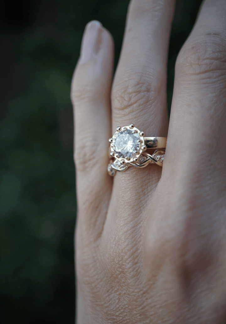 The Diamond Audrey Bridal Jewelry Bayou with Love