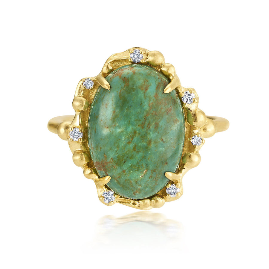 Diamond Turquoise Water Ring Jewelry Bayou with Love
