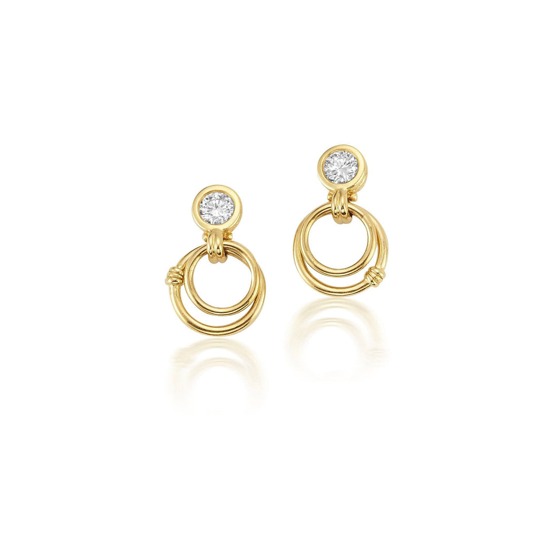 Mini Diamond Orbit Earrings Jewelry Bayou with Love