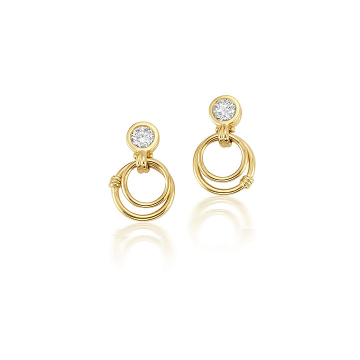 Mini Diamond Orbit Earrings Jewelry Bayou with Love
