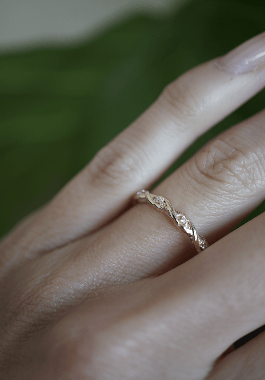 The Mini Diamond Audrey Bridal Jewelry Bayou with Love