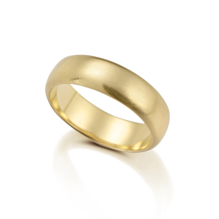 MEN'S BRUSHED COMFORT FIT BAND Bridal Jewelry Bayou with Love