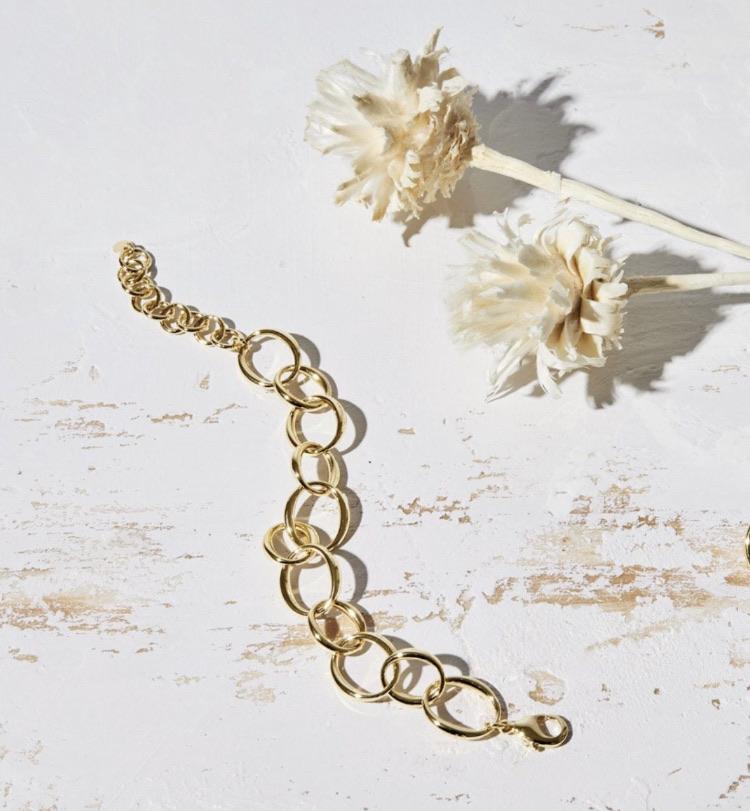 Large Oval Chain Bracelet Jewelry Bayou with Love