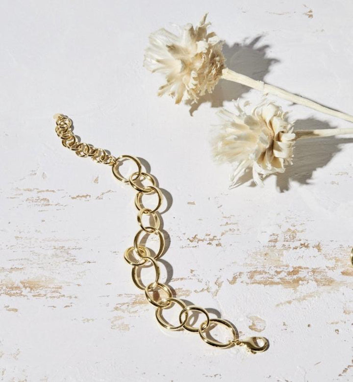 Large Oval Chain Bracelet Jewelry Bayou with Love