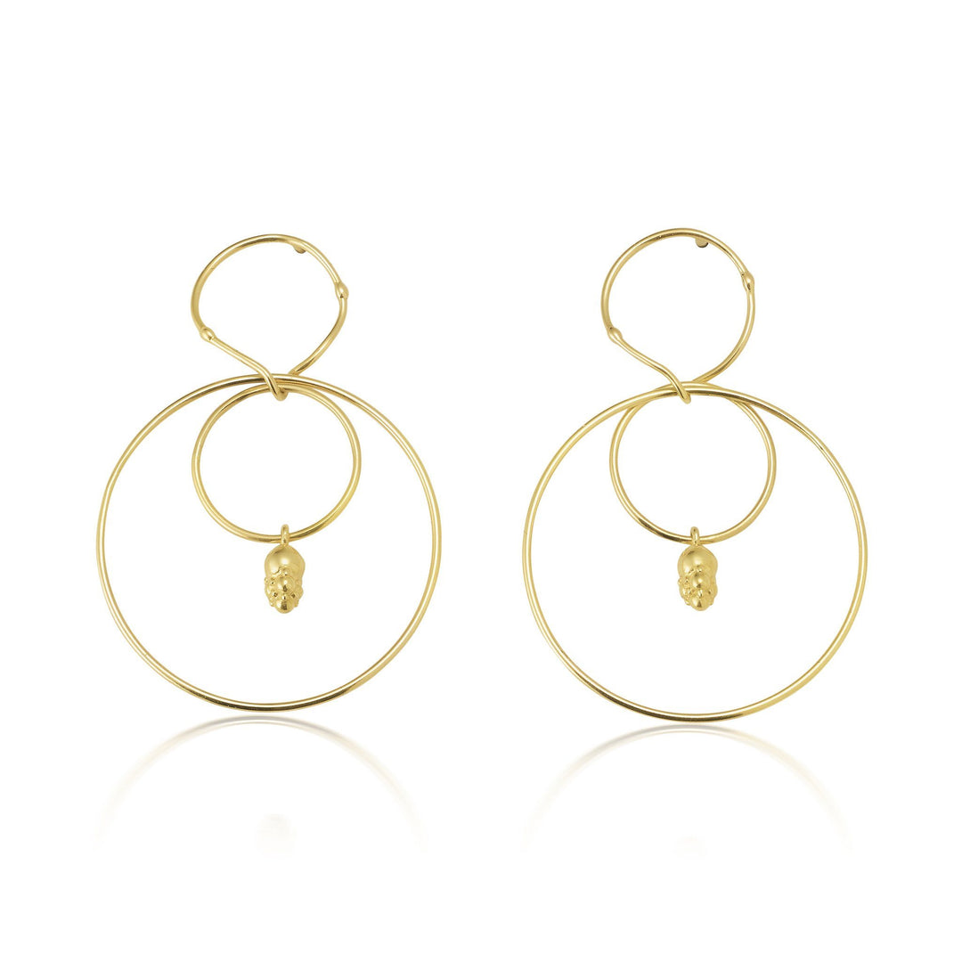 Circle Orbit Earrings Jewelry Bayou with Love