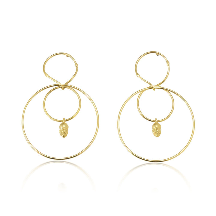 Circle Orbit Earrings Jewelry Bayou with Love