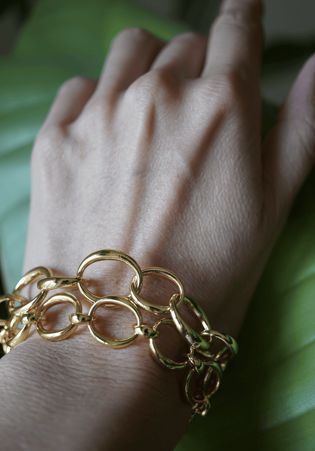 Medium Oval Chain Bracelet Jewelry Bayou with Love